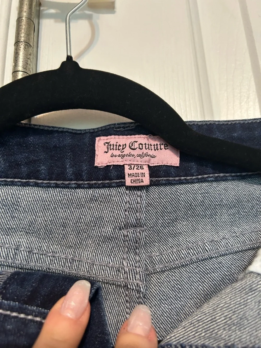 Juicy Couture Dark Indigo Wide-Leg Jeans - Picture 2 of 4